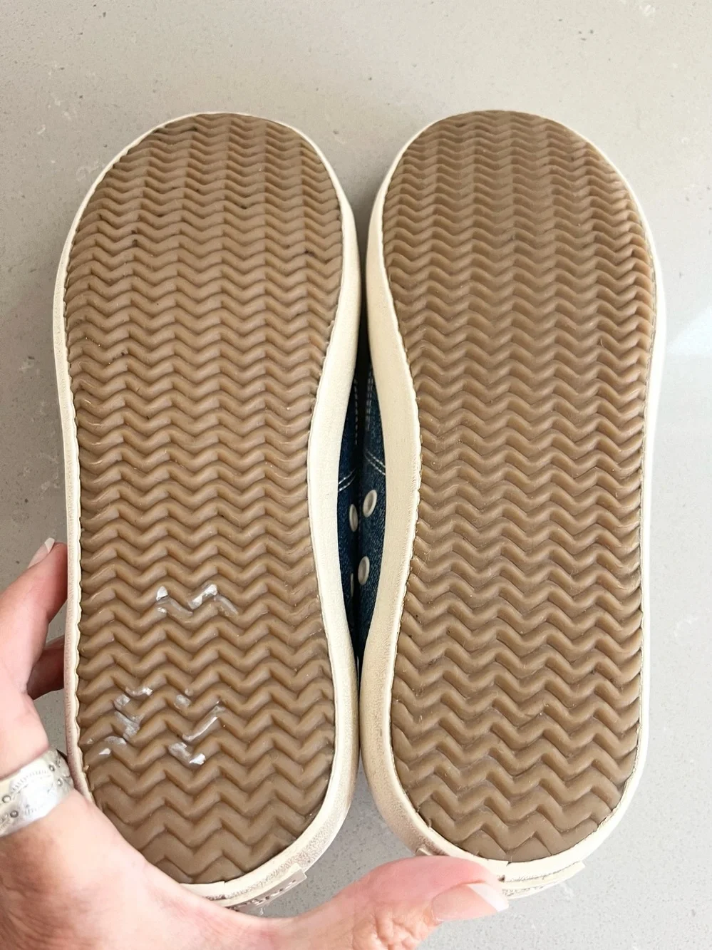 Rag & Bone Court Low Denim Sneakers Women's Shoes Blue Canvas Size 39.5 US 9.5